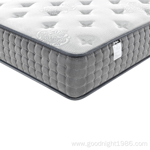 Customized hotel queen bed gel memory foam mattress